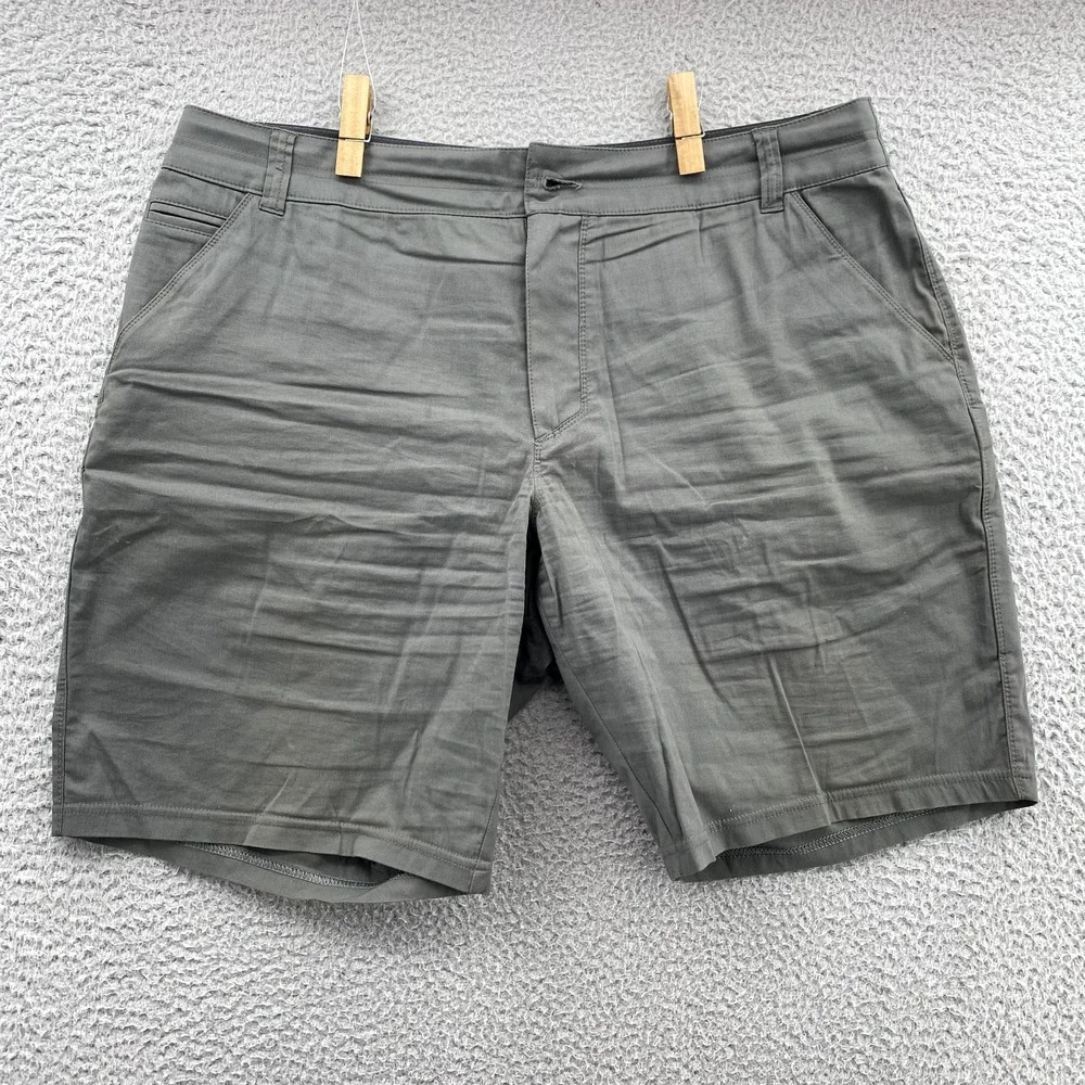 Kuhl Hiking Shorts Men's 38X9.5‎ Green Khaki Outdoors Gorpcore Camping Travel
